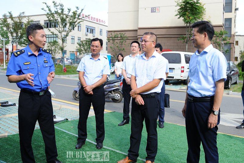 胡赣江到湖滨新区开展调研活动